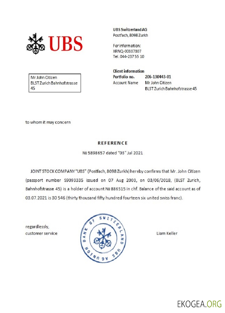 Suisse , UBS , reference